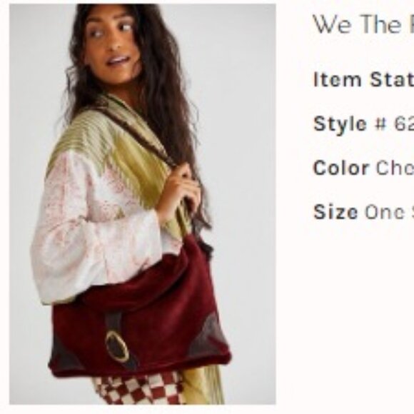 WE THE FREE - Watson Messenger Bag/Purse - Cherry Chocolate - Picture 1 of 9